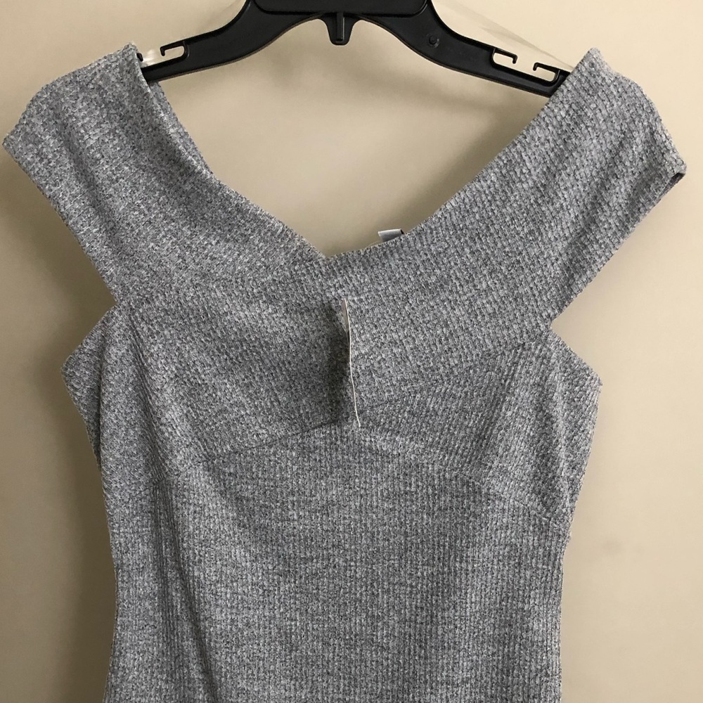 Bar III Off the Shoulder Top Bodysuite